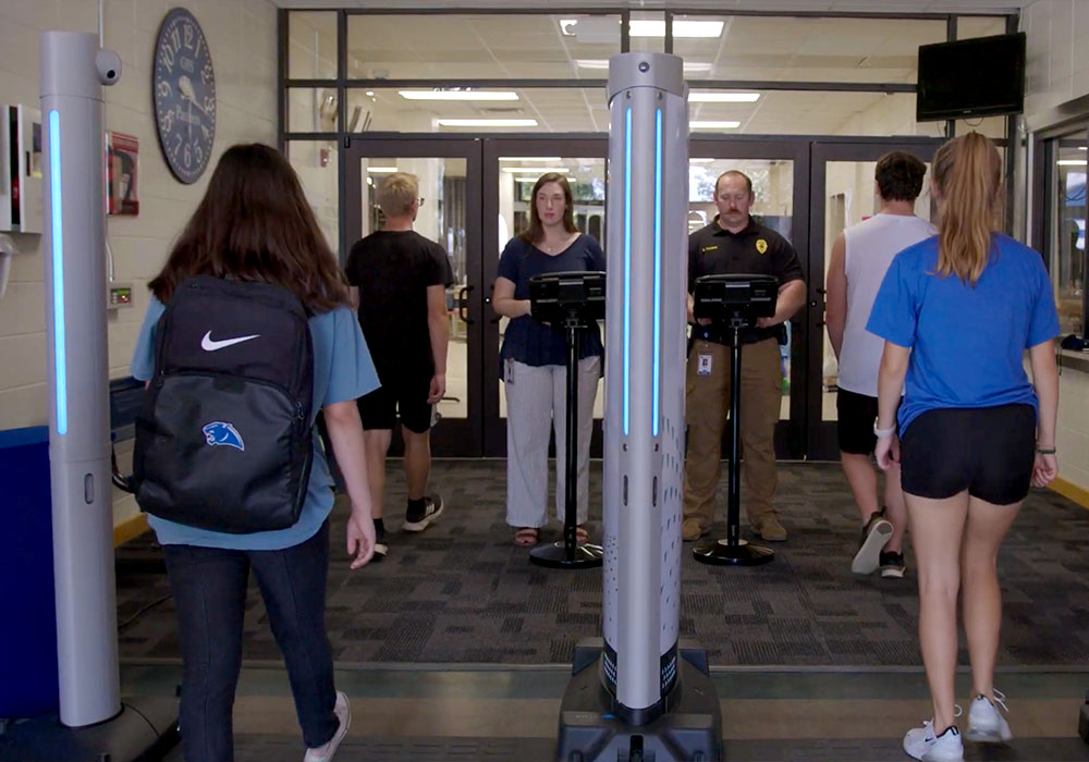 school weapons detection system case study